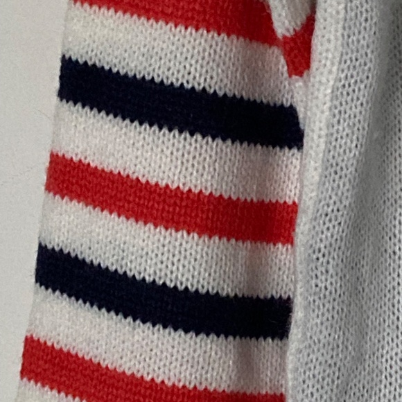 "I Miss Summer" Sweater sz L red, white, blue - Picture 5 of 7